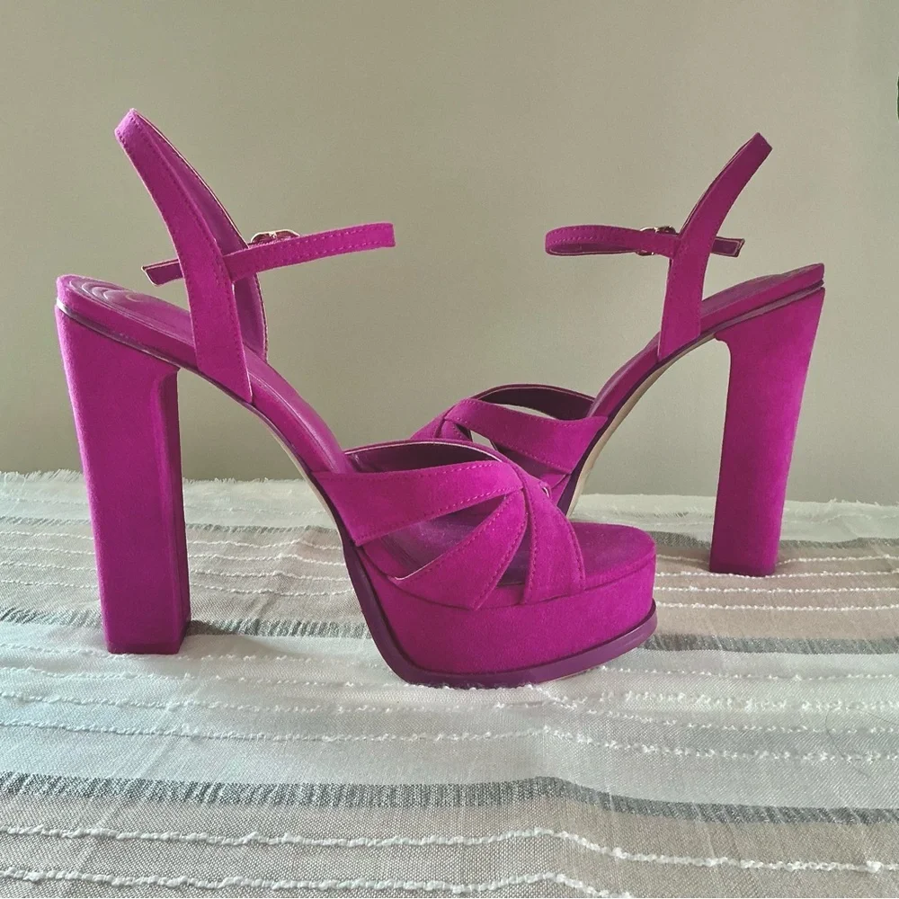 JESSICA SIMPSON Berry Blast Women's Giddings Sandal with Heel